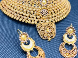 hand made gold bridal set 009